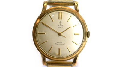 Lot 522 - Tudor Auto-Prince: a 9ct yellow gold cased automatic wristwatch