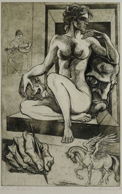 Lot 506 - Marcel Chirnoaga - Muse | etching and aquatint