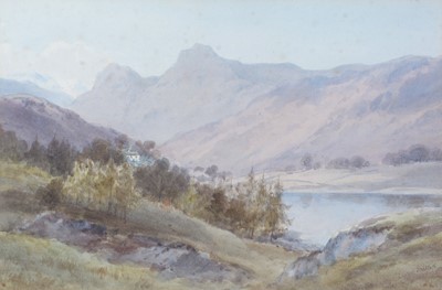 Lot 62 - Edward Arden - Langdale Pikes in the Lake District | watercolour