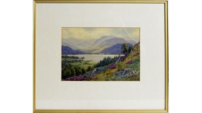 Lot 850 - Edward Horace Thompson - Lake District View with Amethyst Hues | watercolour
