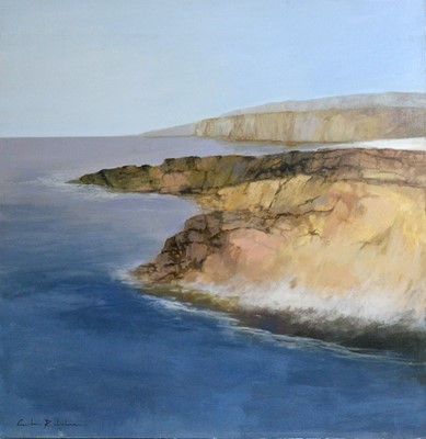 Lot 638 - Celia Rubiales - Cliffs and Cove | oil