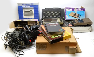 Lot 503 - Sinclair ZX Spectrum + personal computing equipment.