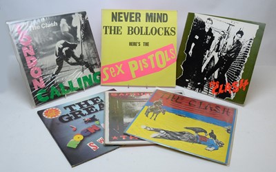 Lot 172 - 6 punk LPs by Sex Pistols and The Clash