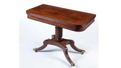 Lot 1311 - A Regency mahogany tea table.