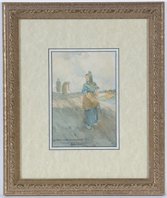 Lot 39 - Victor Noble Rainbird - Boulogne, and Wayside Crucifix | watercolour