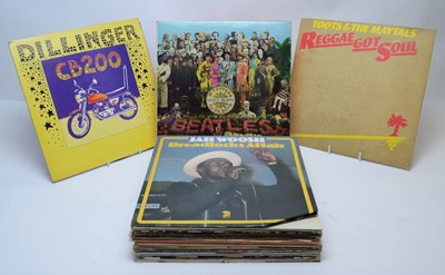 Lot 199 - Mixed rock, reggae and pop LPs