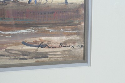 Lot 824 - Peter Knox - The Tyne; Coming Down River on the Tide | watercolour