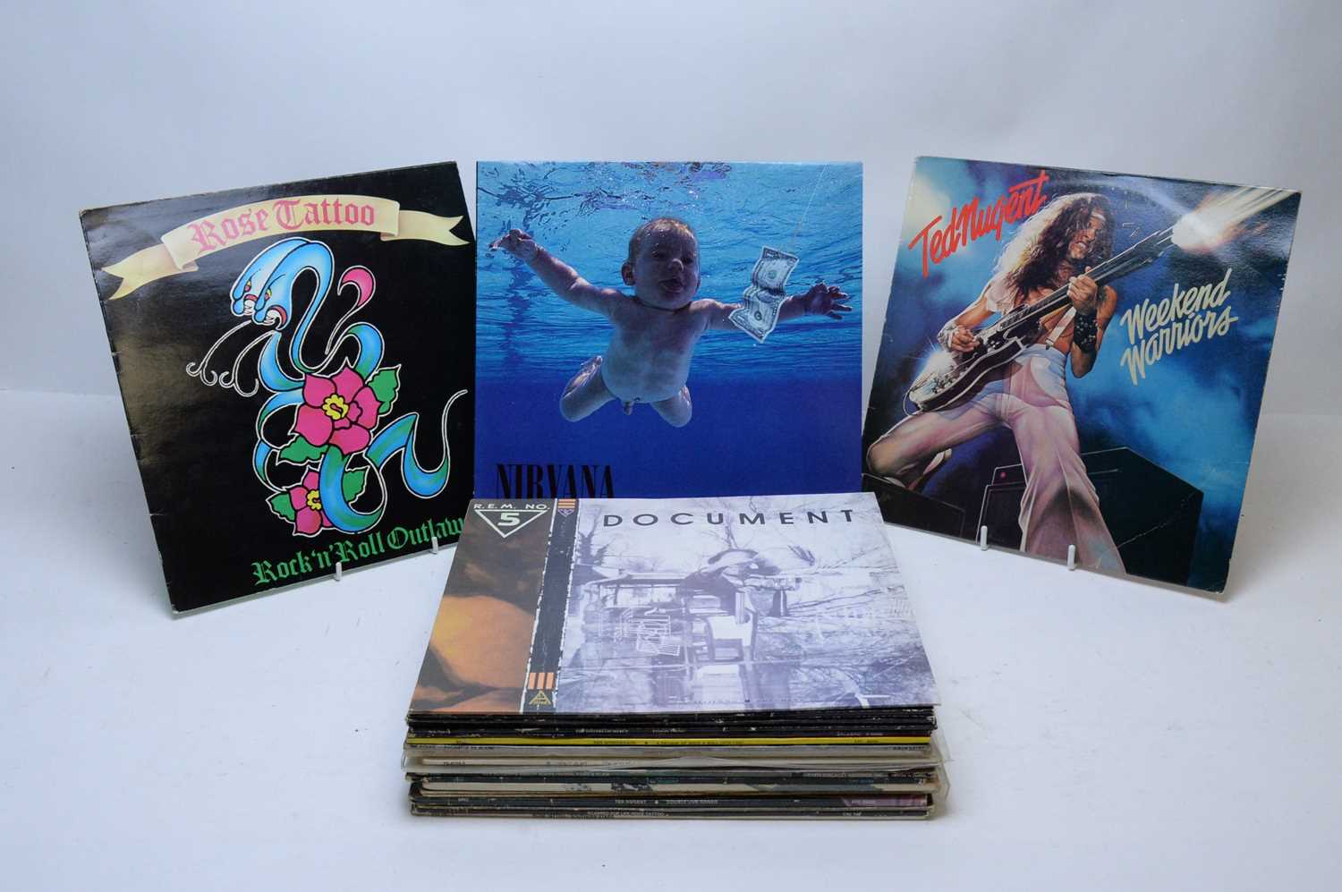 Lot 15 - Collection of mixed rock LPs