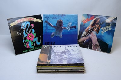 Lot 223 - Collection of mixed rock LPs