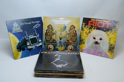 Lot 226 - 20 metal and rock LPs and singles