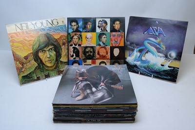 Lot 205 - Collection of mixed rock LPs