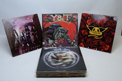 Lot 206 - Collection of heavy rock LPs.