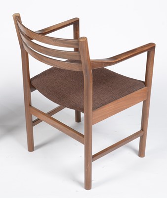 Lot 371 - A set of mid-Century rosewood dining chairs, probably Danish.