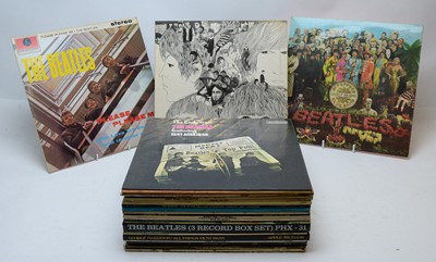 Lot 169 - A large collection of Beatles LPs