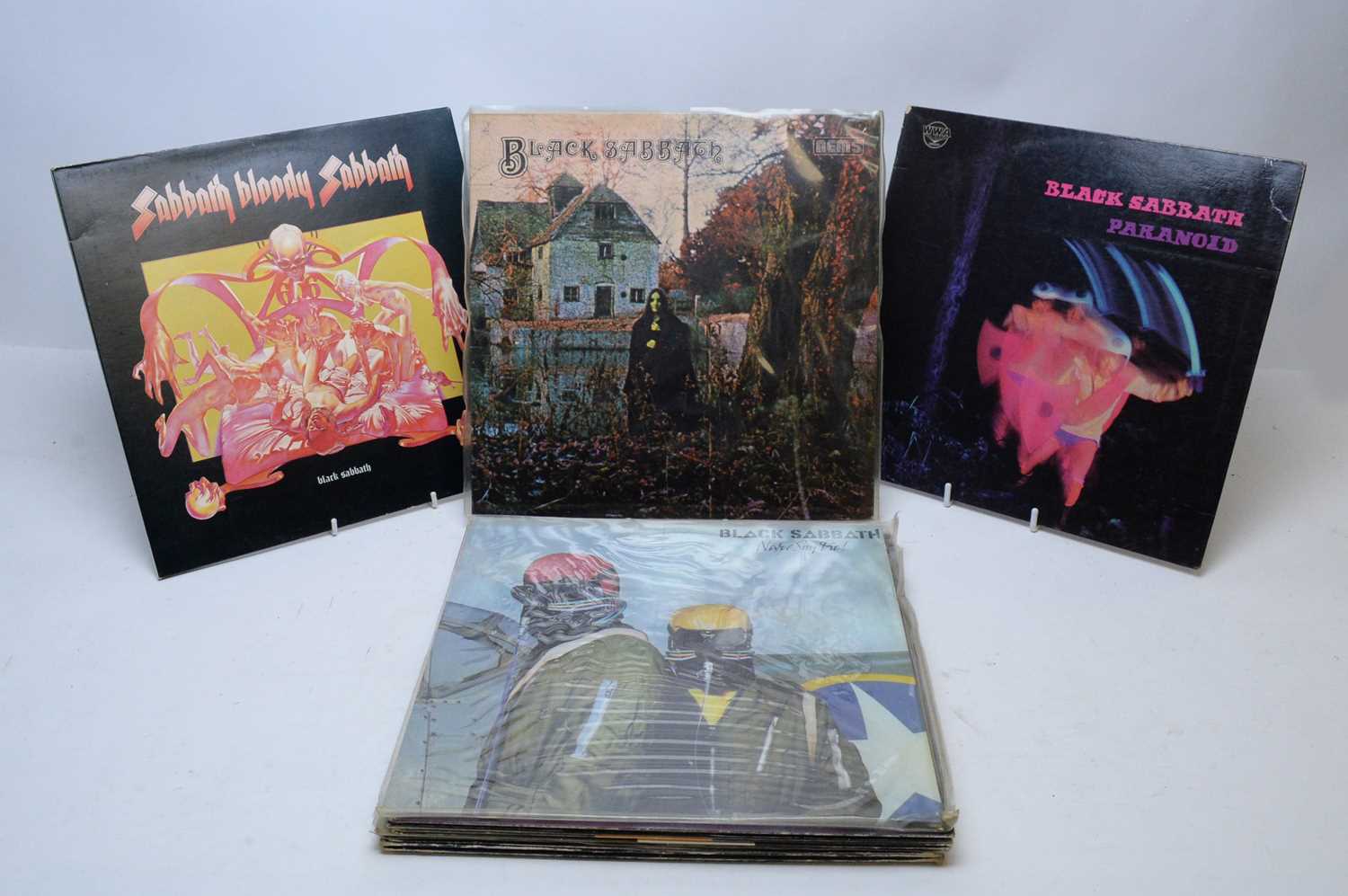 Lot 211 - 10 Black Sabbath LPs