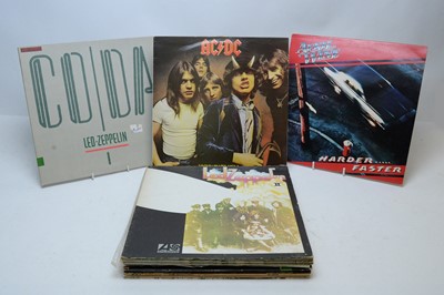 Lot 214 - Led Zeppelin, ACDC and other LPs