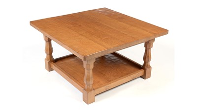 Lot 1287 - ‘Eagleman’ Albert J. Jeffray (Sessay): an oak coffee table.