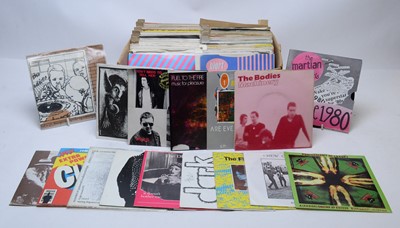 Lot 184 - A collection of mostly punk and new wave 7" singles.
