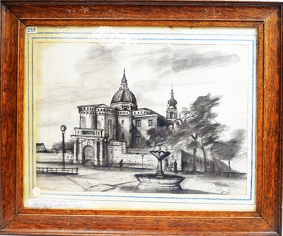 Lot 182 - Antoni Sulek - A Private Study of Przeezytas Druges Strony | pen and ink