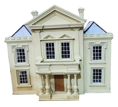 Lot 64A - A large three story dolls house