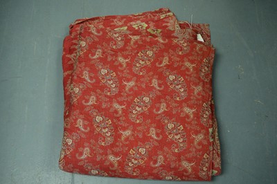 Lot 409 - A late Victorian Art Nouveau printed cotton bedspread