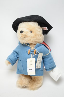 Lot 215 - A Steiff limited edition Paddington Bear teddy bear.
