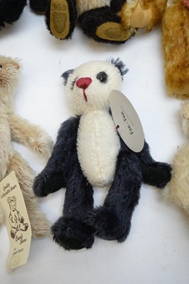 Lot 217 - A selection of teddy bears.