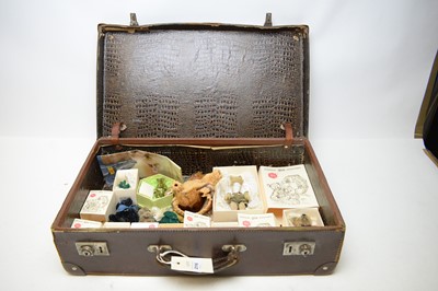 Lot 216 - A collection of Hermann miniature teddy bears.