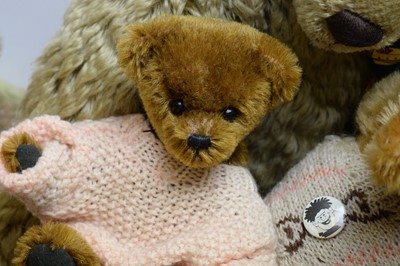 Lot 229 - A selection of collectors' teddy bears.