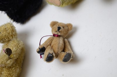 Lot 227 - A collection of miniature collectors' teddy bears.