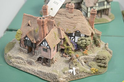 Lot 245 - A collection of five Lilliput Lane collectible architectural sculptures.