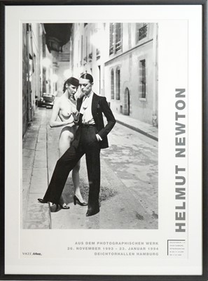 Lot 706 - Helmut Newton 1993-1994 exhibition poster