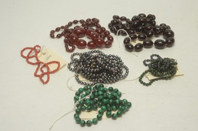 Lot 149 - A selection of bead necklaces