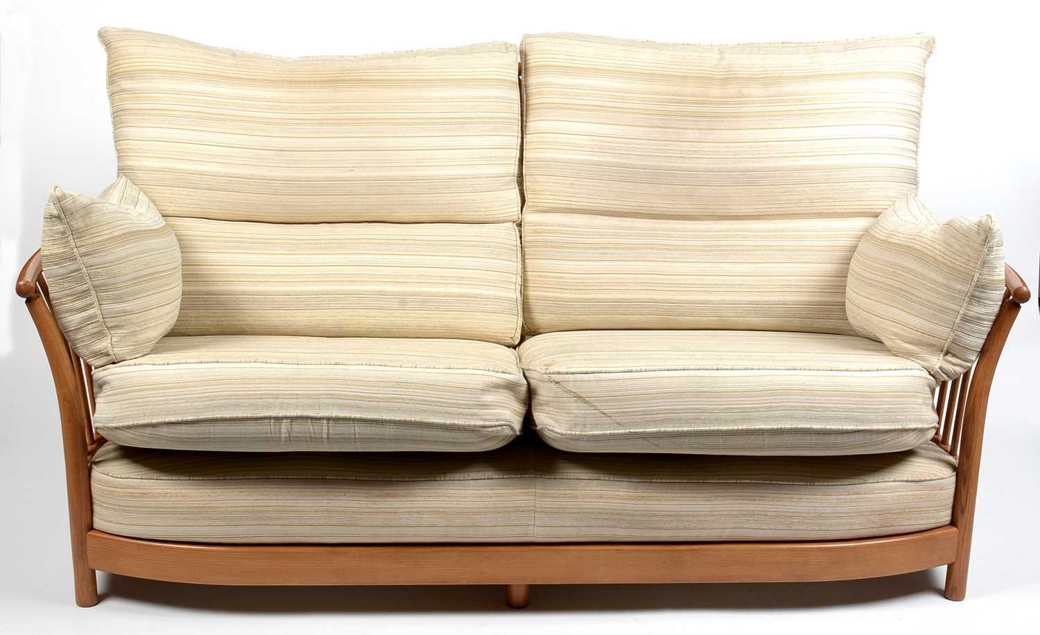 Lot 349 - Ercol: an elm ‘Renaissance’ sofa.