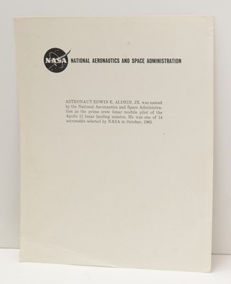 Lot 711 - Apollo XI: a set of three signed NASA official portrait photographs of Neil A. Armstrong, Edwin (Buzz) E. Aldrin, Jr., and Michael Collins