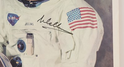Lot 711 - Apollo XI: a set of three signed NASA official portrait photographs of Neil A. Armstrong, Edwin (Buzz) E. Aldrin, Jr., and Michael Collins