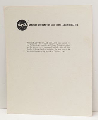 Lot 711 - Apollo XI: a set of three signed NASA official portrait photographs of Neil A. Armstrong, Edwin (Buzz) E. Aldrin, Jr., and Michael Collins