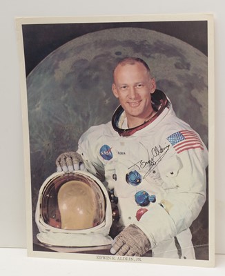 Lot 711 - Apollo XI: a set of three signed NASA official portrait photographs of Neil A. Armstrong, Edwin (Buzz) E. Aldrin, Jr., and Michael Collins