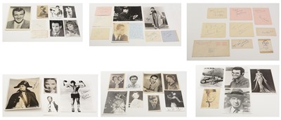 Lot 719 - A collection of signed photograpsh of celebrities