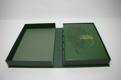 Lot 441 - Folio Society: facsimile of Tractatus de Herbis in the British Library.