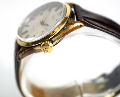 Lot 523 - Rolex Oyster Precision: a gilt steel cased wristwatch