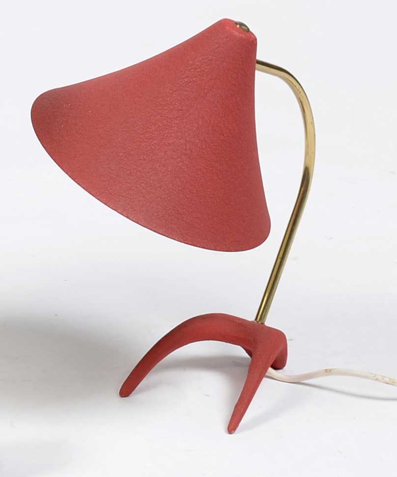 Lot 404 - Attributed to Louis Kalff for Phillips: a modernist ‘claw foot’ desk lamp.