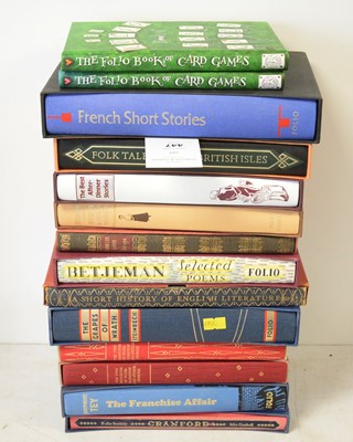 Lot 447 - A selection of Folio Society poetry, literature and other books.