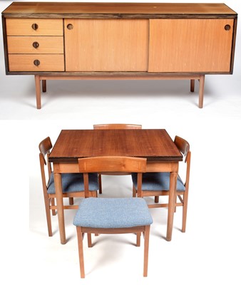 Lot 393 - W.H. Russell FSIA for Gordon Russell Limited of Broadway:  an early 1960’s dining room suite.