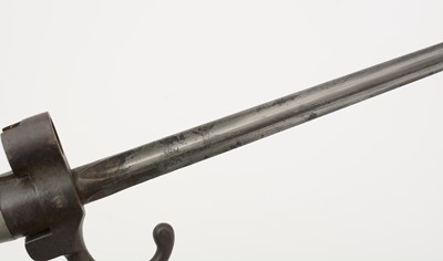 Lot 751 - French 19th Century Lebel epee bayonet