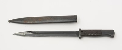 Lot 755 - German WWII Mauser rifle bayonet