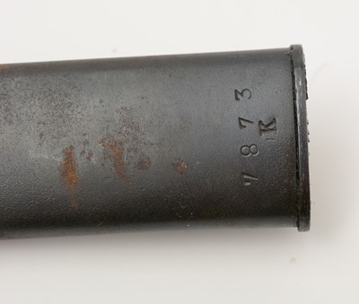 Lot 758 - A Spanish WWII bayonet and a Swiss SIG bayonet