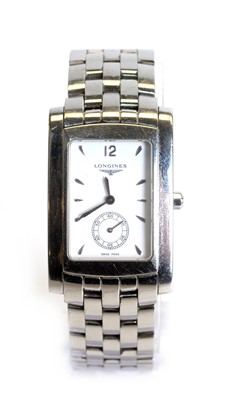 Lot 528 - Longines Dolce Vita: a steel cased wristwatch