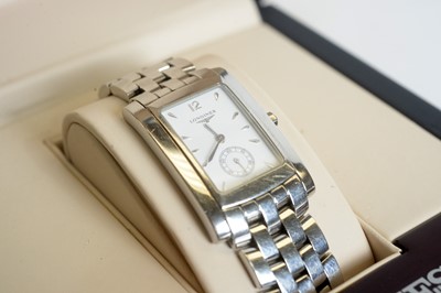 Lot 528 - Longines Dolce Vita: a steel cased wristwatch