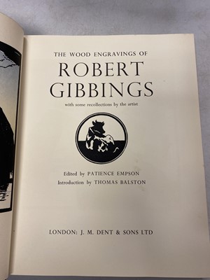 Lot 457 - A collection of books by and relating to Robert Gibbings.